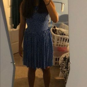 Jack Wills fabulously British blue floral dress